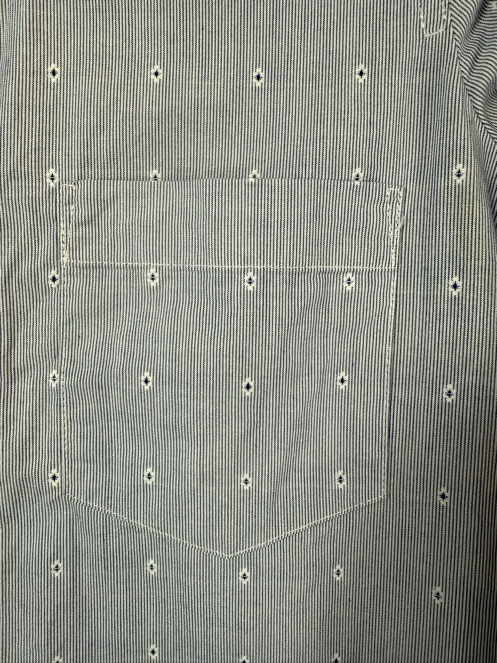J. Crew Light Blue floral Print Cotton Button-Down Shirt size: XXS
